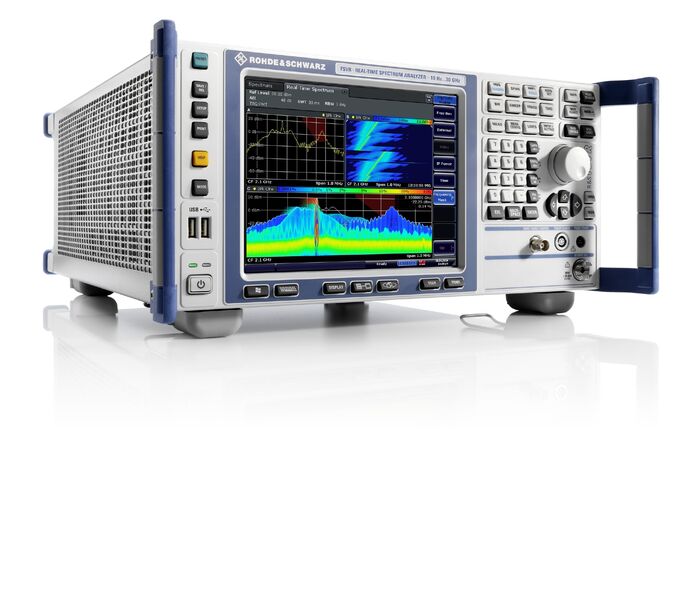 Der Realtime-Spectrum-Analyzer FSVR ist eines der Highlights bei Rohde & Schwarz (Stand 307 in Halle A1): Er schafft als erstes Gerät eine Bandbreite von 30 Ghz. (Archiv: Vogel Business Media)