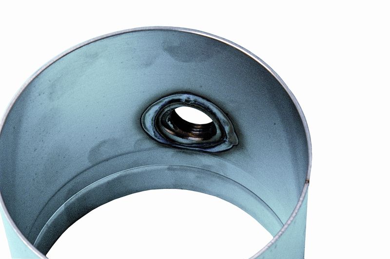 Bild 4: Beim Schweißen des Gewindeanschlusses an den Rohrabschnitt beträgt die Spaltbreite 1 mm. Bilder: Fronius (Archiv: Vogel Business Media)