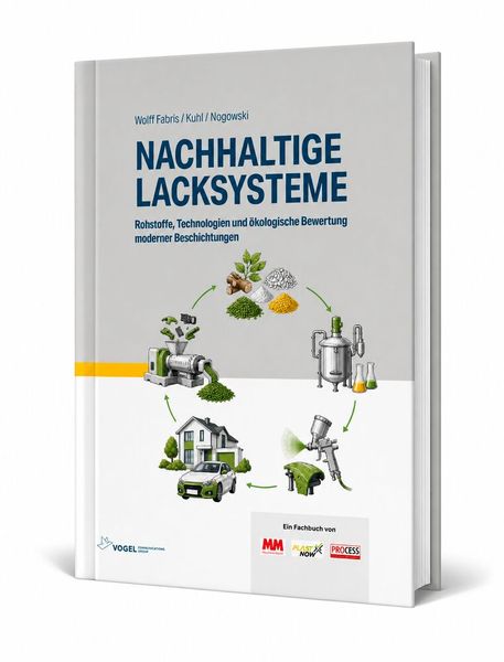 Das Buch verbindet ökologische Bewertungsmethoden wie Carbon Footprint und Life Cycle Analysis mit anwendungsnahem Fachwissen zu Rohstoffen, Herstellung und Applikation. Auch Entlackung, Recycling und Kreislaufwirtschaft werden ausführlich behandelt.  (Bild: VCG)