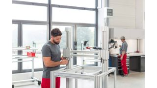 Bewegliche Teile einer Maschine müssen so konstruiert und gebaut sein, dass Unfallrisiken durch Berührung dieser Teile verhindert werden. (Bild: Item)
