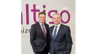 Saltigo-Chef Wolfgang Schmitz (rechts) geht in Ruhestand. Nachfolger wird zum 1. April Dr. Torsten Derr. (Bild: Saltigo, Hanne Engwald)