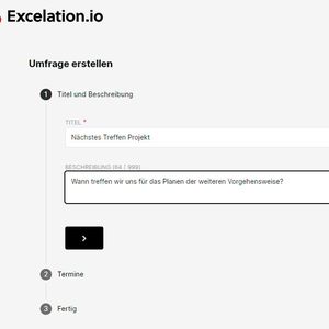 Festlegen der Allgemeinen Daten der Besprechung mit Pin-It.(Bild:  Joos / Dr. Eckhardt + Partner GmbH)