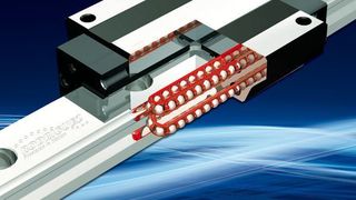 Die Profilschienenführungen der BC-Serie sind mit einer Kugelkette ausgestattet und sollen sich durch einen minimalen Geräuschpegel, verbesserte Laufeigenschaften und eine längere Lebensdauer auszeichnen. Bild: Rodriguez (Archiv: Vogel Business Media)