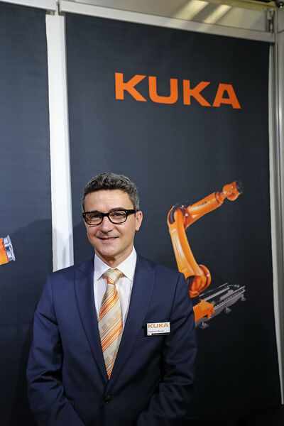 Francesco Bocale, CEO de Kuka. (Image: MSM / JR Gonthier)