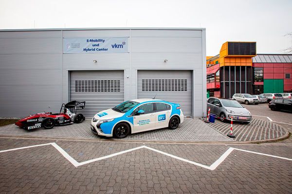 Das Demo-Zentrum mit rund 160 Quadratmetern Nutzfläche wurde vom Dezernat Bau der TU Darmstadt geplant und binnen vier Monaten realisiert. (Foto: TU Darmstadt/Gregor)
