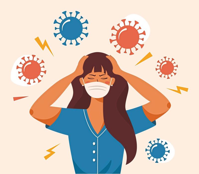 Corona kann Kopfschmerzen hervorrufen. Aber auch eine zu lange Einnahme von Schmerzmitteln kann als Nebenwirkung Kopfschmerzen verursachen (Symbolbild).