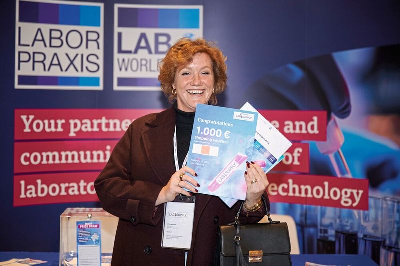 The main prize is a €1,000 shopping voucher, provided by and redeemable at the laboratory supplier Th. Geyer.    For more information about upcoming LAB-SUPPLY trade fairs, visit www.lab-supply.info (Bild: Eye Am Chris)
