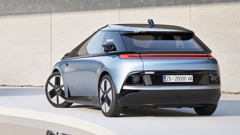 Das Robo-Taxi Verne soll 2026 zunächst in Zagreb an den Start gehen. (Bild: Rimac)