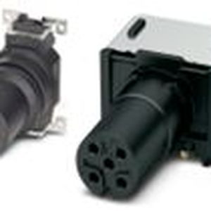 Abbildung 9: Detailansicht des Steckgesichts von Artikel 10 und Darstellung mit Pick&Place-Pad(Bild:  Phoenix Contact)