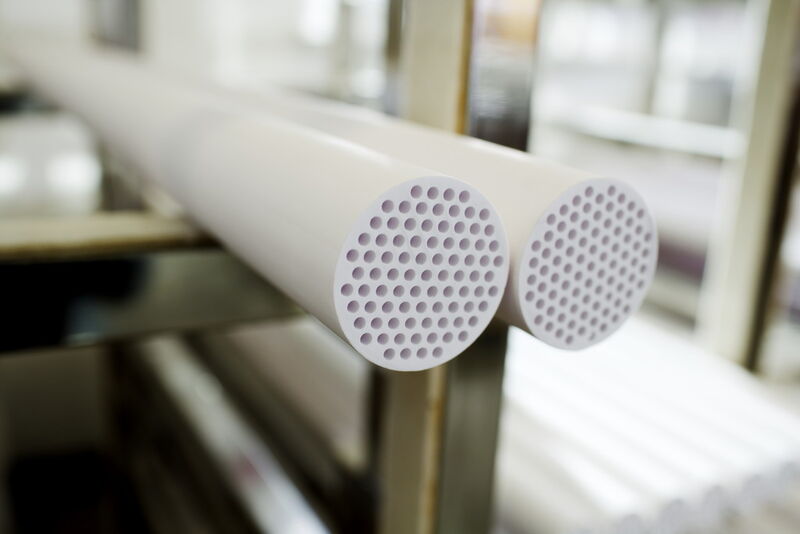 Die neue 85/3.3-Keramikmembrane mit optimierter Filterfläche (Bild: atech)