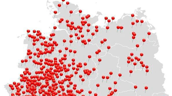 Besonders in Nordrhein-Westfalen meldeten Bürger zahlreiche Funde. (Bild: ZARE)