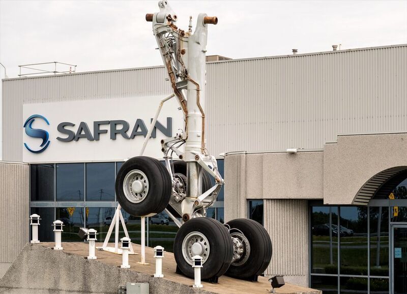 Ein Safran-Landesystem in Gänze. Das Unternehmen beliefert unter anderem Boeing und Airbus. (Blum-Novotest)