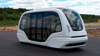 Autonom fahrende Shuttles spielen nach Ansicht von Zukunftsforschern eine wichtige Rolle bei der Verkehrswende. (Bild: Thomas Günnel/Automobil Industrie)