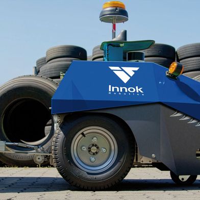 With 117,500 units sold, transportation and logistics will remain the leading application area for service robotics in 2025 as well. (Image:Innok Robotics)