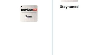 Die „Triton ThunderX3“-Chips von Marvel werden vermutlich zu Beginn des dritten Quartals 2020 auf den Markt kommen. „ThunderX4“ ist, wie diese Roadmap zeigt, für Ende der ersten Hälfte des Jahres 2022 in Vorbereitung und basiert voraussichtlich auf der 5-Nanometer-Technologie von TSMC. 