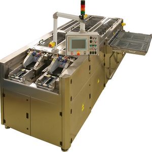 Der Ecosplit-IXL, ein vollautomatisches Vereinzelungssystem für gesägte Wafer vor der Endreinigung erreicht im kontinuierlichen Serienbetrieb einen Durchsatz von garantiert 3600 Wafern pro Stunde. Bild: ACI-ecotec