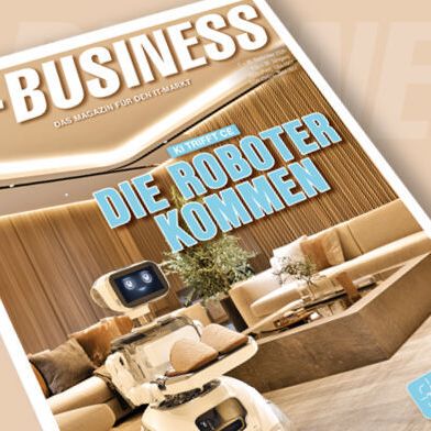 Die neue IT-BUSINESS zeigt, wie Künstliche Intelligenz Consumer Electronics und den IT-Channel verändert – und blickt auf die Neuheiten von IFA und Gamescom. (Bild: Midjourney / KI-generiert; [M] Johannes Rath / KI-generiert)