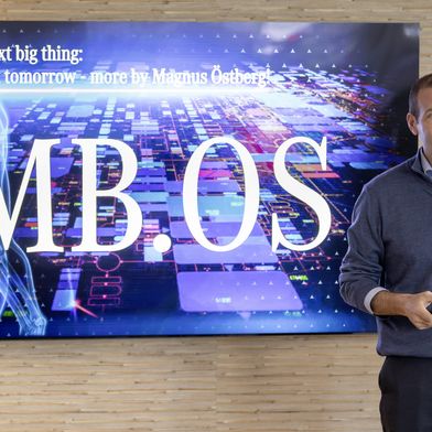 Magnus Östberg beim Technology & Innovation Day von Mercedes in Los Angeles im Jahr 2022. (Bild: Mercedes-Benz)