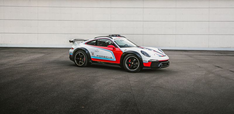 Der 911 Vision Safari aus dem Jahr 2012 lehnt sich an die Porsche an, die in den 70er-Jahren auch im Rallye-Sport fuhren. (Bild: Porsche)