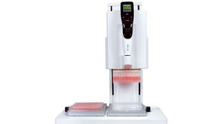 Viaflo 384, die neue handgeführte, elektronische 384-Kanal-Pipette von Integra (Bild: Integra Biosciences)