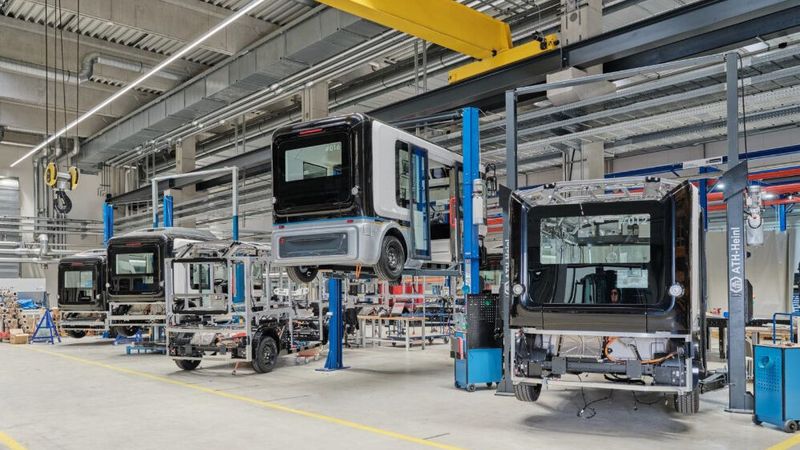 Das Fahrzeug der E-Go Moove GmbH wird in Aachen produziert. (E-Go Moove)