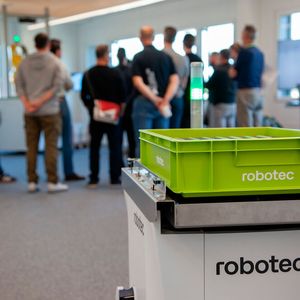 Robotec zeigte am Robotec TechDay 2026 in Seon wie 3D-Machine-Vision und KI das Automatisieren von komplexen Prozessen ermöglichen. (Bild:  Robotec)
