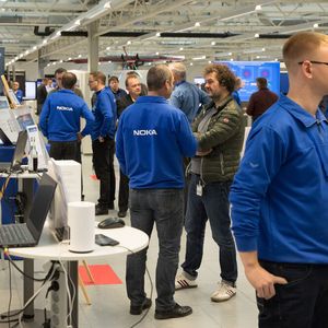 Zu den Nokia Innovation Days gehörte eine Ausstellung mit 31 Ständen.