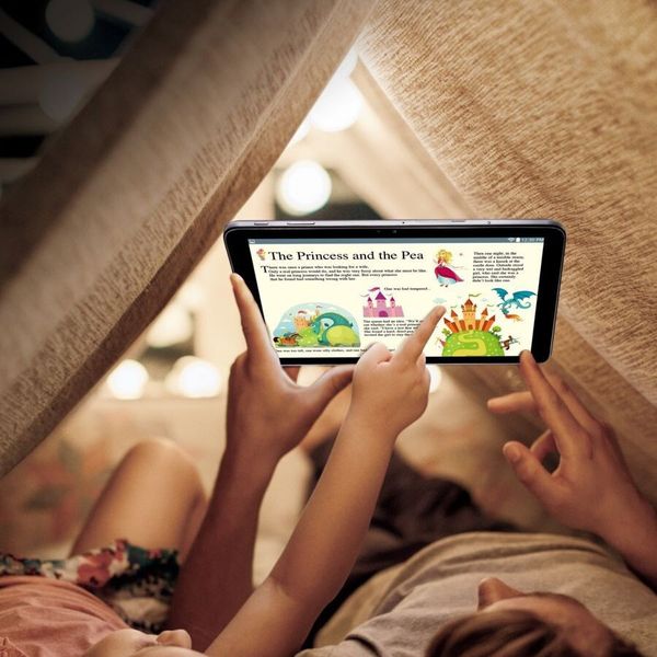 Der Reader-Modus soll Blautöne der Hintergrundbeleuchtung reduzieren und das Lesen von E-Books angenehmer gestalten. (Bild: LG)