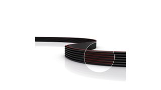 Der Keilrippenriemen weist eine hohe Temperaturbeständigkeit gegenüber Tieftemperaturen von bis zu –40 °C und Hochtemperaturen von bis zu 130 °C auf. (Bild: Optibelt)