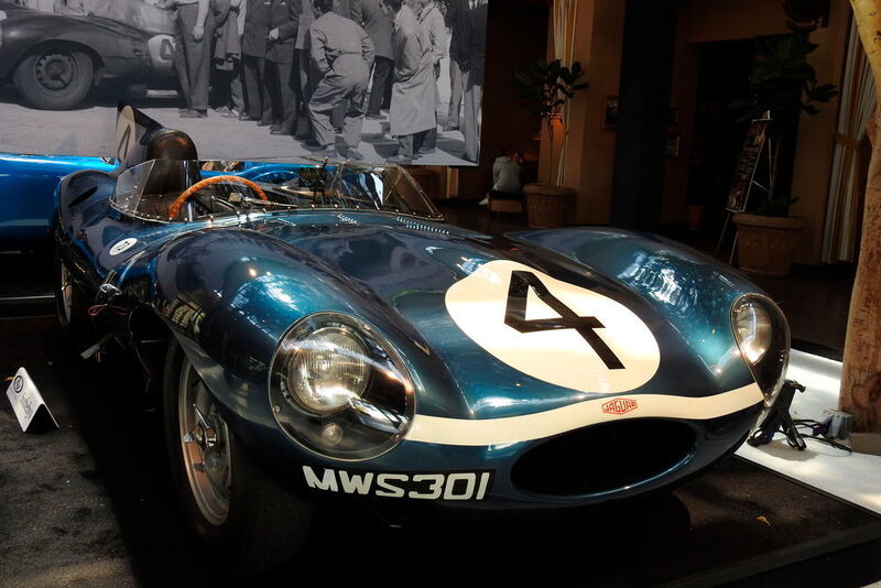 Der Rennwagen Jaguar D-Type von 1955, für den ein Sammler bei RM Sotheby's in Monterey 21,8 Millionen Dollar (20,2 Mio. Euro) hinlegte, ist nicht nur der teuerste jemals verkaufte Jaguar, sondern auch das teuerste britische Auto. (Classic-Analytics)