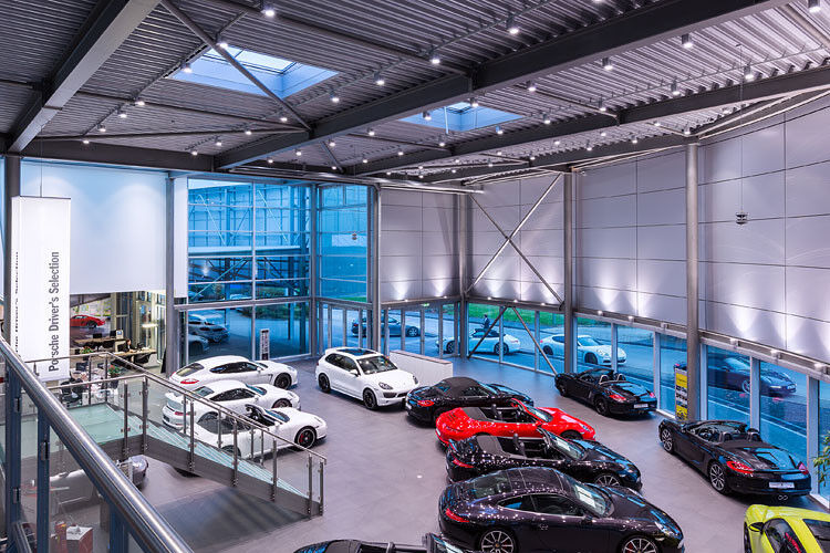 Für die Produkte der Marke stehen nun 1.500 Quadratmeter Präsentationsfläche zur Verfügung. (Foto: Porsche)