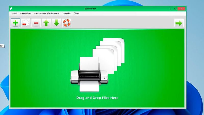 BulkPrinter ist ein Tool, mit dem sich Dokumente aus verschiedenen Formaten einfacher ausdrucken lassen. (Bild: Joos (Screenshot))