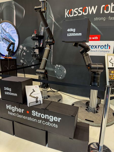 Die neu vorgestellten Industrie-Cobots bieten Traglasten, die im Vergleich zur aktuellen Generation um das 4,8- bzw. 4-fache gesteigert wurden. (Bild: Kassow Robots)