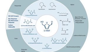 Die Einsatgebiete 5-HMF sind breit gefächtert. (Avalon Industries)