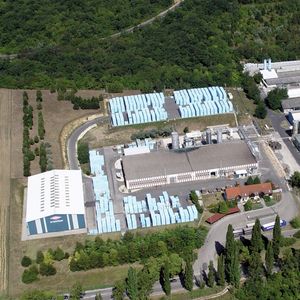 Dow styrofoam plant at Balatonfuzfo, Hungary. The company announced plans to shut down several styrofoam production sites in Europe and South America.