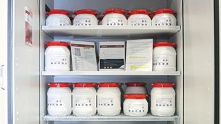 Sicherheitsschrank zur Metallpulver-Lagerung (Asecos)