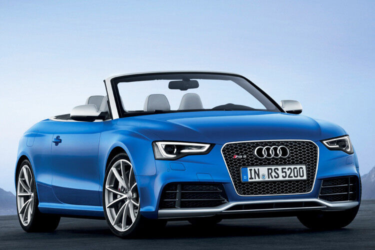 Ab Frühjahr 2013 ergänzt das RS 5 Cabrio die Audi-Modellpalette. Die Preise starten bei 88.500 Euro. (Foto: Audi)