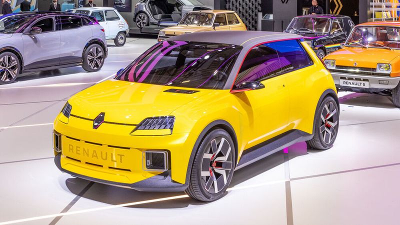 Der Renault 5 sorgte bereits als Studie für Aufsehen. (Bild: Renault)