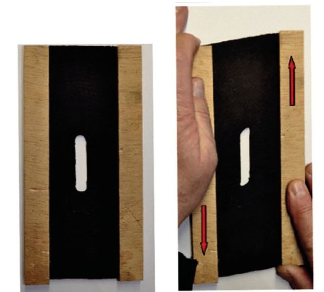 Abb. 3: Basteloptimierung mit Moosgummiplatten. (KIT)