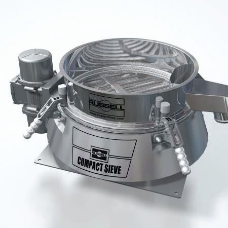 Ein vielseitiges, leistungsfähiges Vibrationssieb für Flüssigkeiten und Pulver: das Russell Compact Sieve (Bild:  Russell Finex)