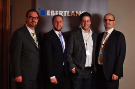 Volker Lang (Ebertlang), Philip Weber (Mailstore), Tim Berger (Mailstore), Steffen Ebert (Ebertlang) (Archiv: Vogel Business Media)