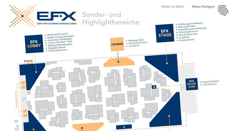 Über 100 Aussteller haben bereits zur EFX zugesagt.(Bild:  Landesmesse Stuttgart)