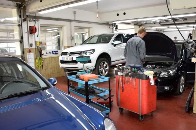 Die Werkstatt ist gut ausgelastet. (Rubbel)