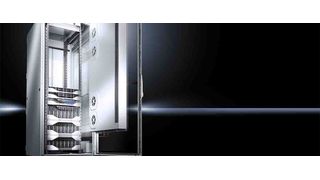 Das Rittal-Produkt LCU DX bietet als Split-Kühlgerät eine kältemittelbasierende Schrankkühlung und ist in den Leistungsklassen bis 3 und bis 6,5 kW lieferbar. (Bild: Rittal GmbH & Co. KG)