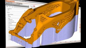 Coretechnologie (CT) weist darauf hin, dass man die 3D-Druck-Software 4D_Additive mit weiteren Anwendungsmöglichkeiten ausgestattet hat. Hier erfahren Sie genauer, was die neue Version 1.8 kann – etwa komplexe Gitterstrukturen erzeugen oder fehlerhafte Daten optimieren ... (Bild: CT)