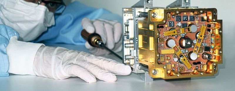 Das Radiometer Clara wurde vom Physikalisch-Meteorologischen Observatorium in Davos entwickelt. Es ist bei einem Gewicht von nur etwa 2,2 kg ungewöhnlich leicht und klein, kann aber die integrierte Strahlung über den gesamten Spektralbereich mit hoher Genauigkeit im Promillebereich und großer Langzeitstabilität messen.  (PMOD/WRC)