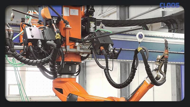 In den großen automatisierten Roboterschweißanlagen von Carl Cloos Schweißtechnik kommen Mayr-Bremsen zum Einsatz. Die Roba-Topstop-Bremsen dienen als zweite Bremse im Sicherheitssystem. (Mayr Antriebstechnik)