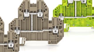 Mit dem Zugbügel-Prinzip sollen die Doppelstock-Klemmen SRKD und SSLD eine hohe Kontaktkraft und -sicherheit bei geringem Überstand gewährleisten. (Bild: Conta-Clip)