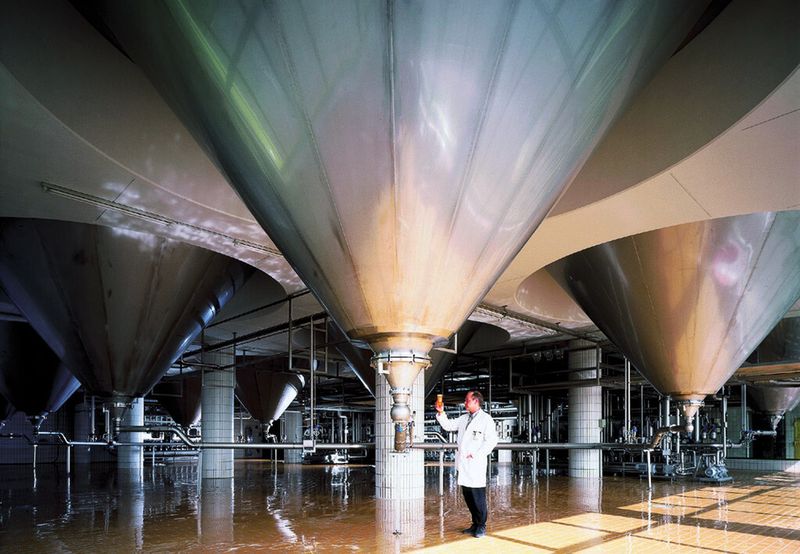 Lagertank. (Bild: Krombacher)