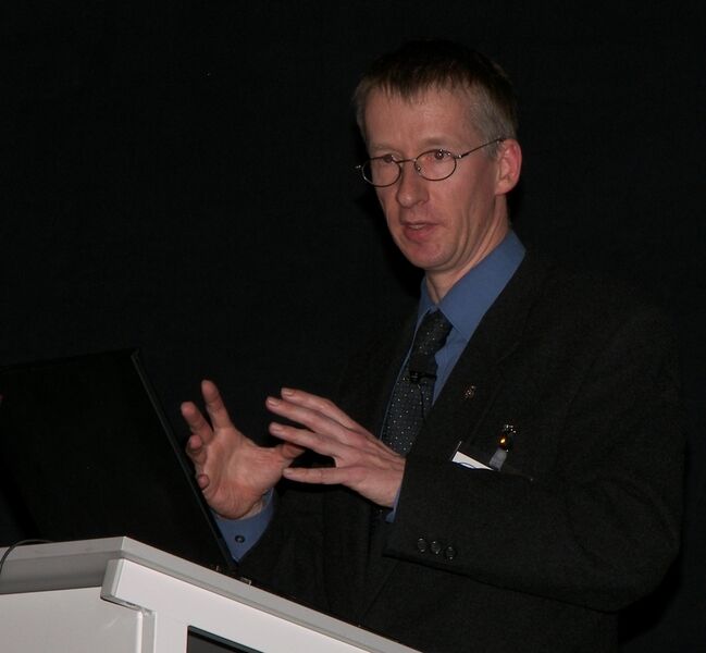 Dr. Dirk Sievers, Pall, beim Expertenvortrag „Trends und Optimierungspotentiale in der Sterilfiltration von Flüssigkeiten“  (Bild: PROCESS)